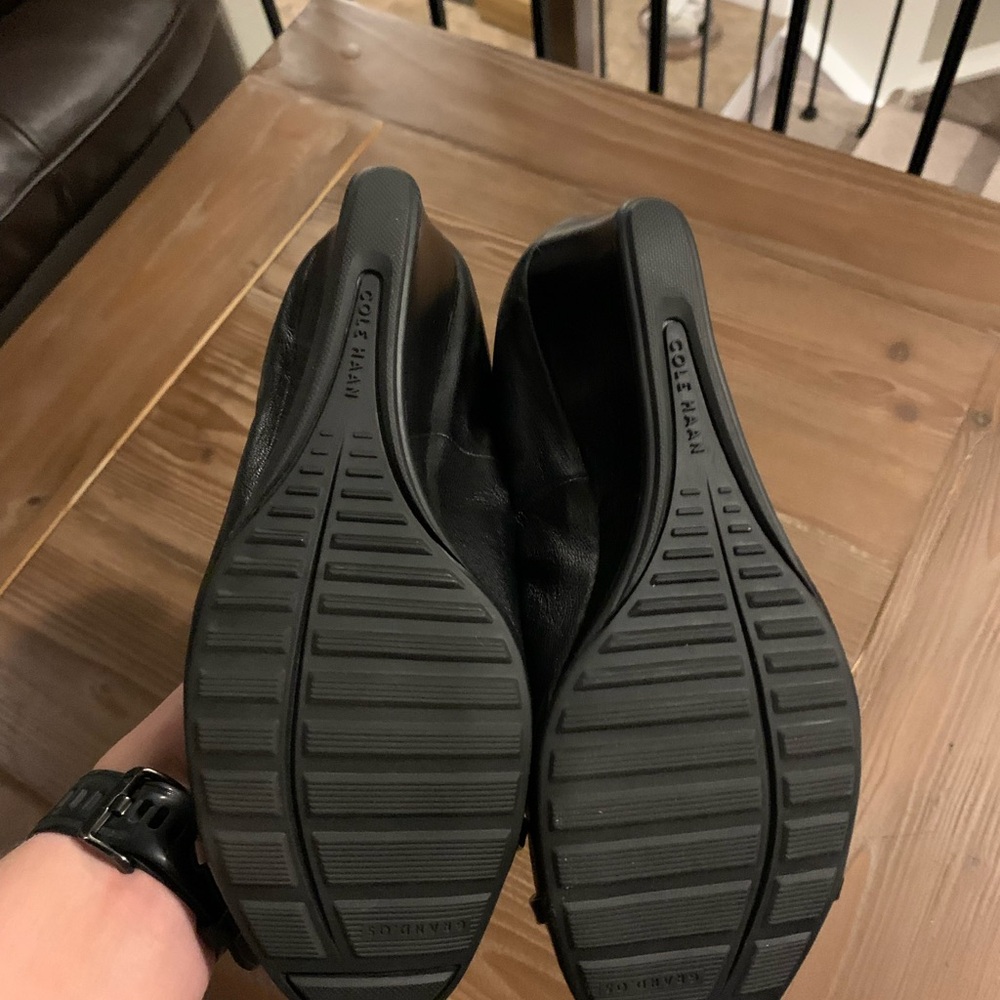 Cole Hahn Black Tali Wedge Heels - Picture 2 of 2